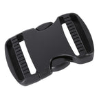 5Pcs Quick Release Buckle Plastic Dual Adjustable Strap Buckles Replacement DIY Craft for Backpack BlackFor 50mm Width Strap