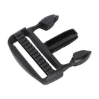 5Pcs Quick Release Buckle Plastic Dual Adjustable Strap Buckles Replacement DIY Craft for Backpack BlackFor 50mm Width Strap