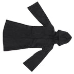 Halloween Hooded Black Cape Unisex Long Cloak Cosplay Dress Clothing Costume Party for AdultM