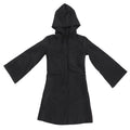 Halloween Hooded Black Cape Unisex Long Cloak Cosplay Dress Clothing Costume Party for AdultL