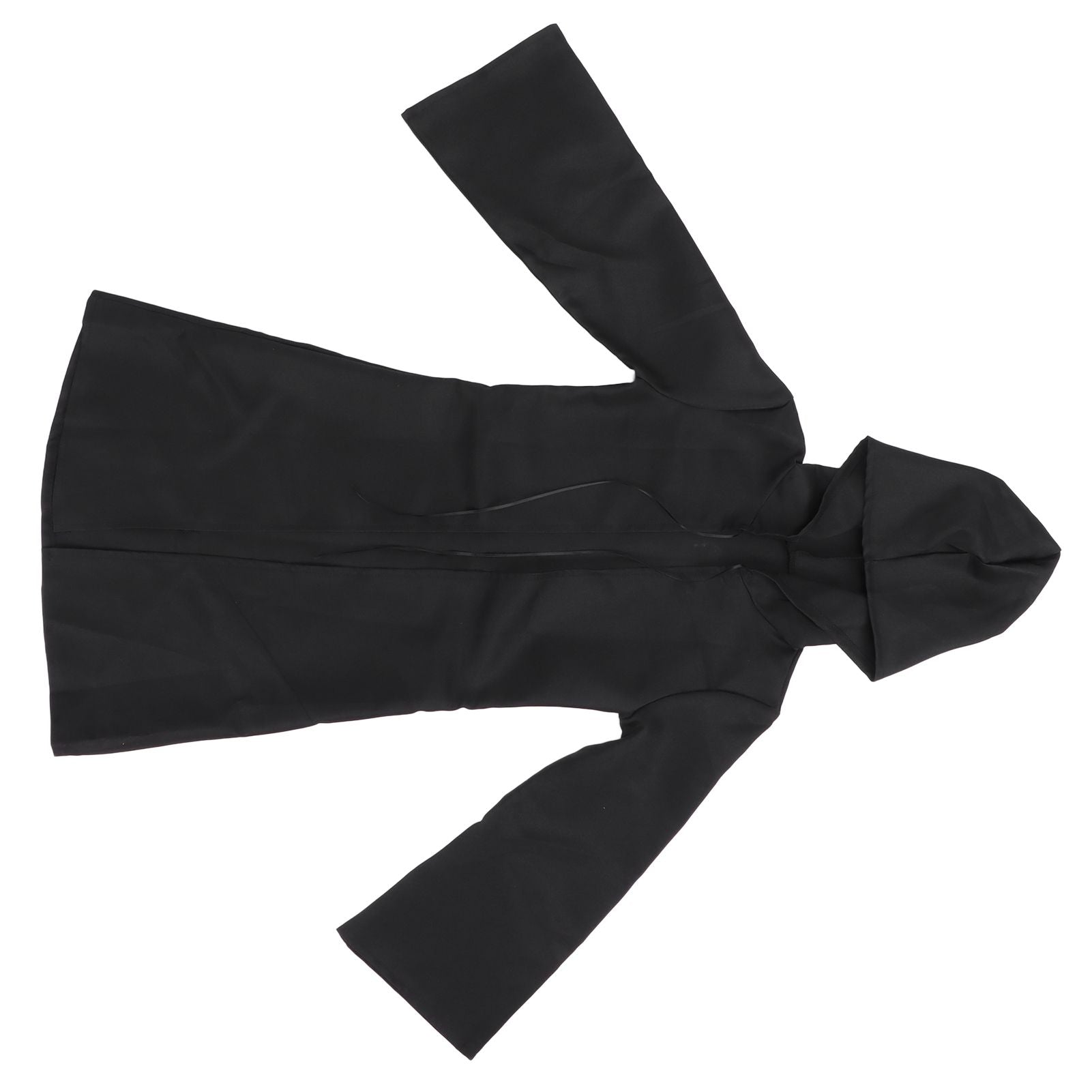 Halloween Hooded Black Cape Unisex Long Cloak Cosplay Dress Clothing Costume Party for AdultL