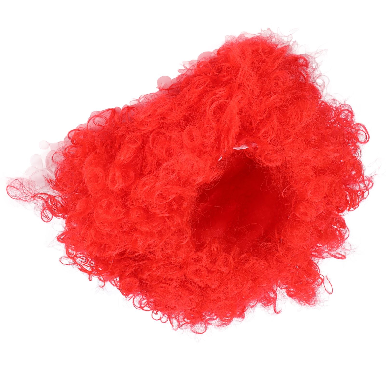 Adult Innovative Color Party Wig Halloween Interesting Headgear for Circus Troup FootballRed