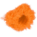 Adult Innovative Color Party Wig Halloween Interesting Headgear for Circus Troup FootballOrange