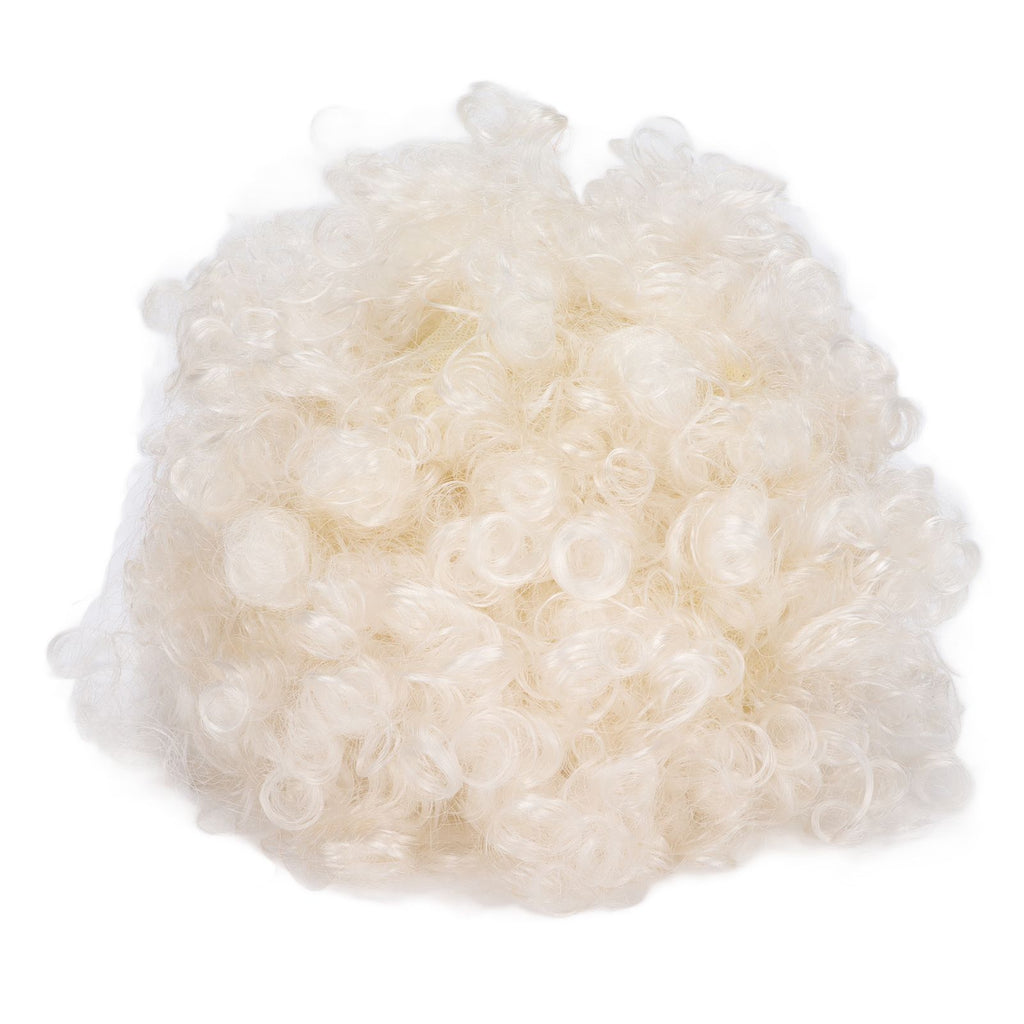 Adult Innovative Color Party Wig Halloween Interesting Headgear for Circus Troup FootballWhite