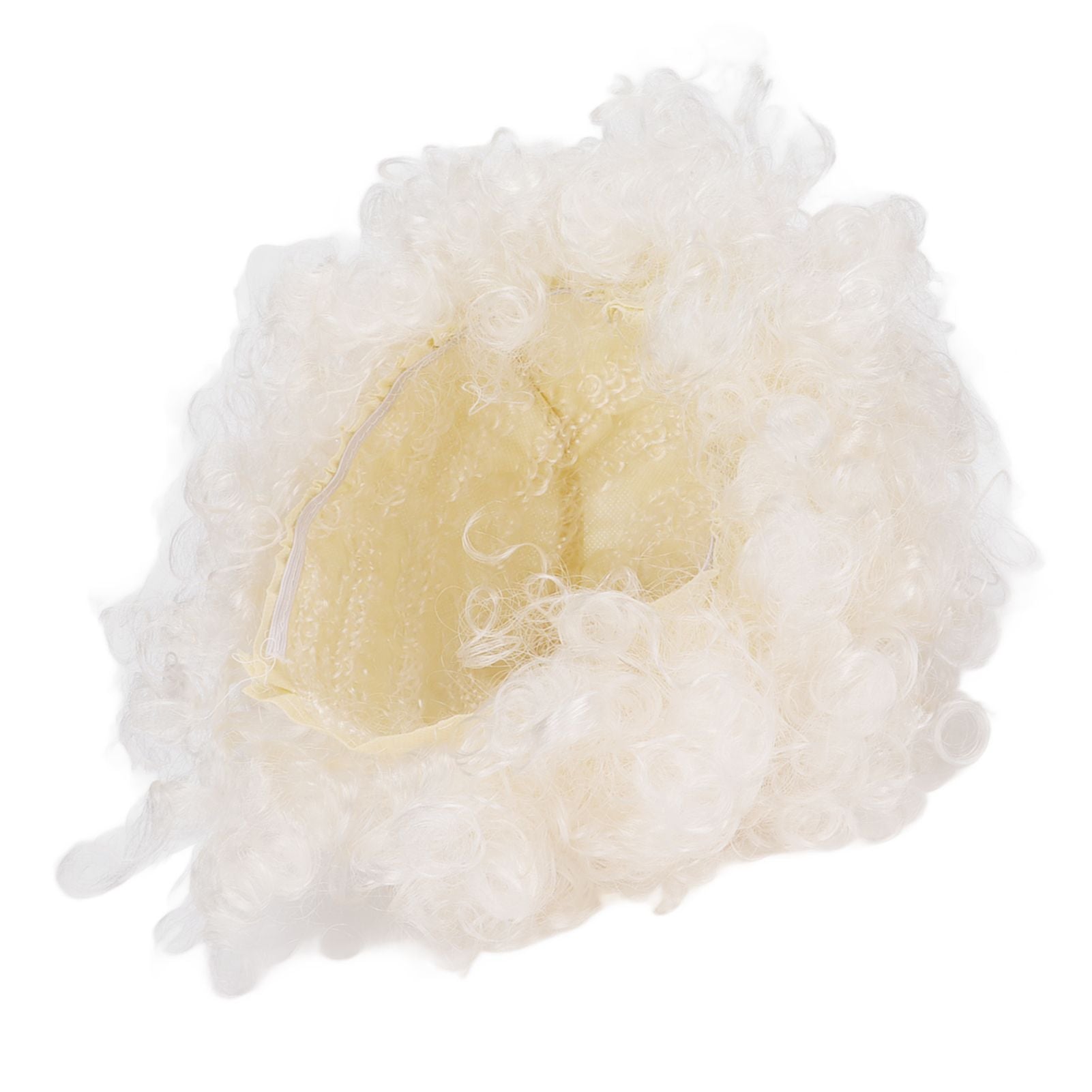 Adult Innovative Color Party Wig Halloween Interesting Headgear for Circus Troup FootballWhite