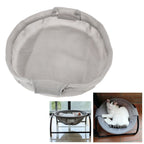 Detachable Cat Hammock Washable Breathable Pet Hanging Bed House for Home Living RoomGrey