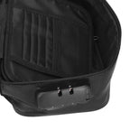 Certificate Storage Bag with Lock Waterproof Fireproof Document Bag File Organizer Bag Passport Money Storage CaseBlack