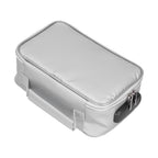 Certificate Storage Bag with Lock Waterproof Fireproof Document Bag File Organizer Bag Passport Money Storage CaseSilver