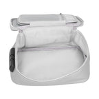 Certificate Storage Bag with Lock Waterproof Fireproof Document Bag File Organizer Bag Passport Money Storage CaseSilver