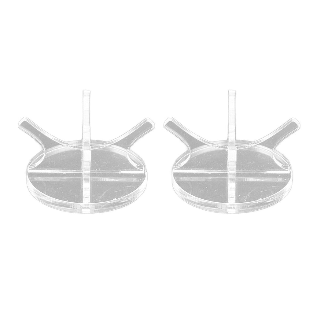 2Pcs Golf Ball Rack High Stability Strong Firmness Simple Baseball Display StandTransparent 2 Pieces