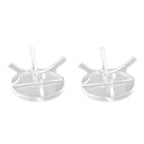 2Pcs Golf Ball Rack High Stability Strong Firmness Simple Baseball Display StandTransparent 2 Pieces