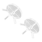 2Pcs Golf Ball Rack High Stability Strong Firmness Simple Baseball Display StandTransparent 2 Pieces