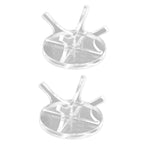 2Pcs Golf Ball Rack High Stability Strong Firmness Simple Baseball Display StandTransparent 2 Pieces
