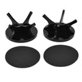 2Pcs Golf Ball Rack High Stability Strong Firmness Simple Baseball Display StandBlack 2 Pieces
