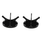 2Pcs Golf Ball Rack High Stability Strong Firmness Simple Baseball Display StandBlack 2 Pieces
