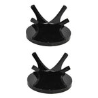 2Pcs Golf Ball Rack High Stability Strong Firmness Simple Baseball Display StandBlack 2 Pieces