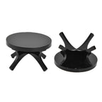 2Pcs Golf Ball Rack High Stability Strong Firmness Simple Baseball Display StandBlack 2 Pieces