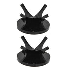 2Pcs Golf Ball Rack High Stability Strong Firmness Simple Baseball Display StandBlack 2 Pieces