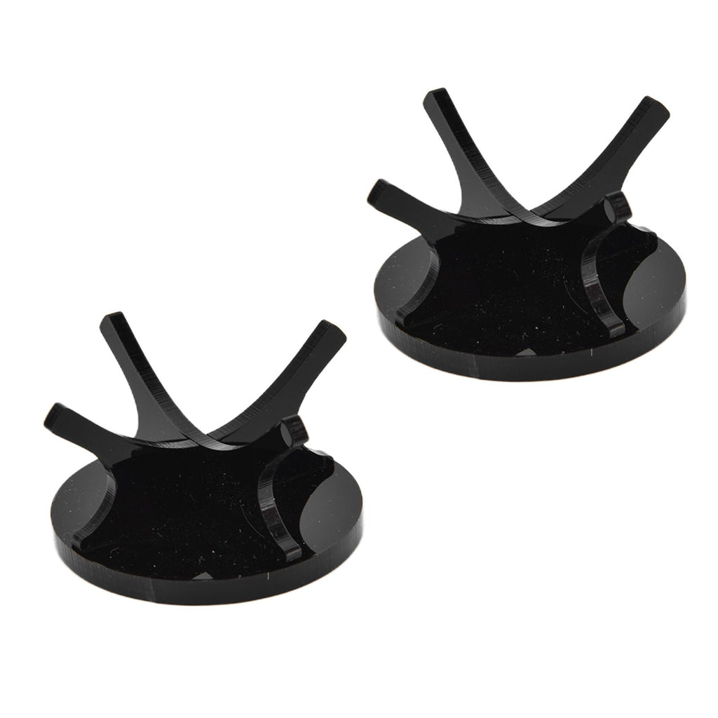 2Pcs Golf Ball Rack High Stability Strong Firmness Simple Baseball Display StandBlack 2 Pieces