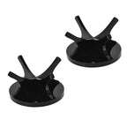 2Pcs Golf Ball Rack High Stability Strong Firmness Simple Baseball Display StandBlack 2 Pieces