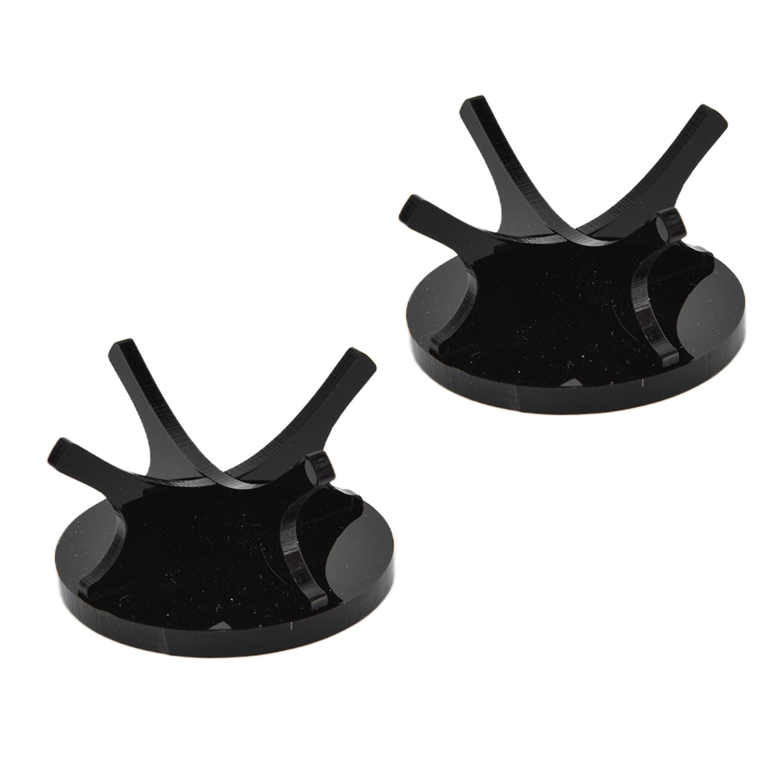 2Pcs Golf Ball Rack High Stability Strong Firmness Simple Baseball Display StandBlack 2 Pieces