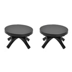 2Pcs Golf Ball Rack High Stability Strong Firmness Simple Baseball Display StandBlack 2 Pieces