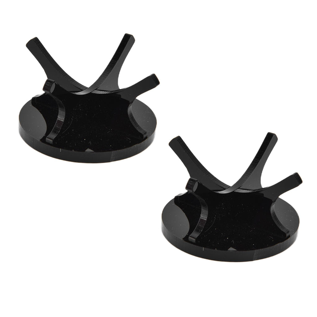 2Pcs Golf Ball Rack High Stability Strong Firmness Simple Baseball Display StandBlack 2 Pieces