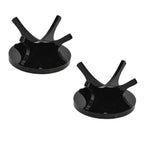 2Pcs Golf Ball Rack High Stability Strong Firmness Simple Baseball Display StandBlack 2 Pieces