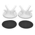 2Pcs Golf Ball Rack High Stability Strong Firmness Simple Baseball Display StandWhite 2 Pieces