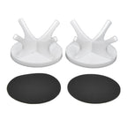 2Pcs Golf Ball Rack High Stability Strong Firmness Simple Baseball Display StandWhite 2 Pieces