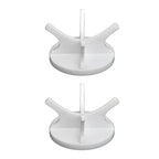 2Pcs Golf Ball Rack High Stability Strong Firmness Simple Baseball Display StandWhite 2 Pieces