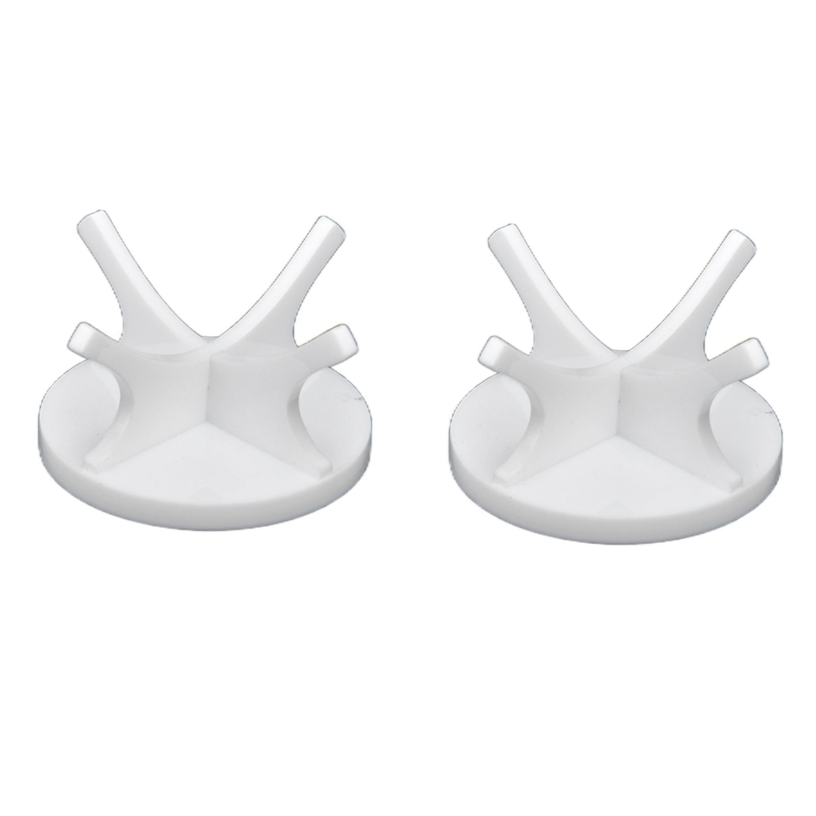 2Pcs Golf Ball Rack High Stability Strong Firmness Simple Baseball Display StandWhite 2 Pieces