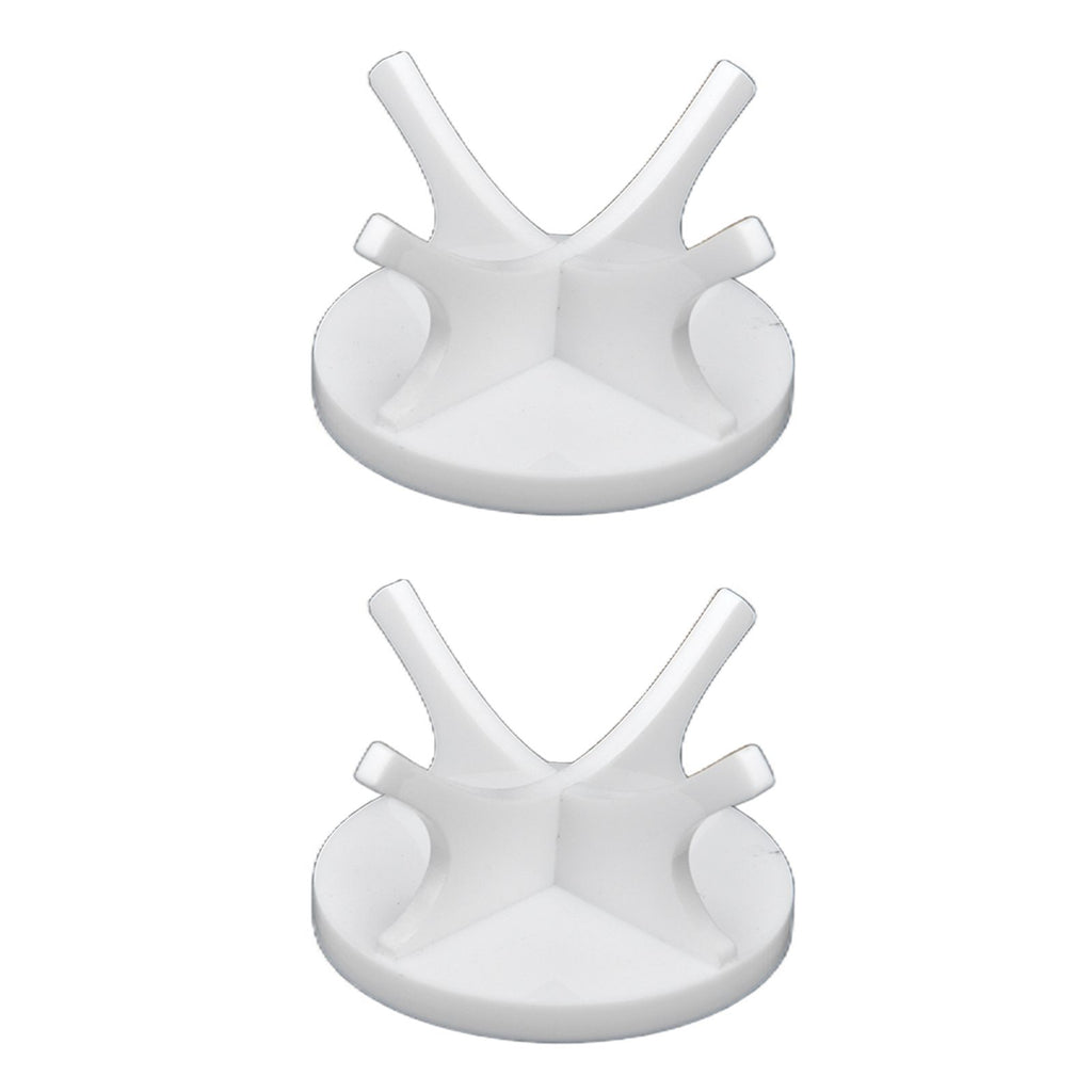 2Pcs Golf Ball Rack High Stability Strong Firmness Simple Baseball Display StandWhite 2 Pieces