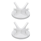 2Pcs Golf Ball Rack High Stability Strong Firmness Simple Baseball Display StandWhite 2 Pieces