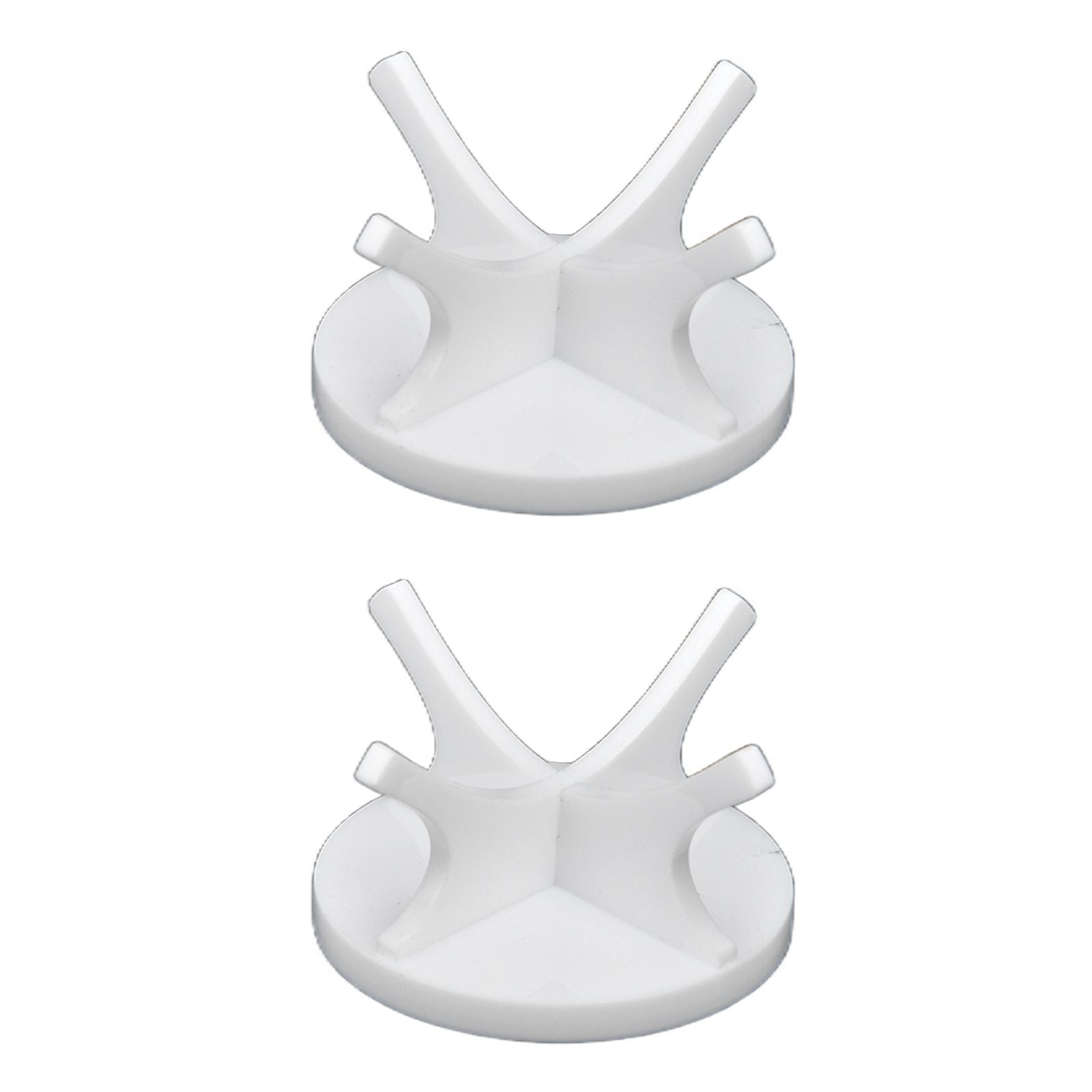 2Pcs Golf Ball Rack High Stability Strong Firmness Simple Baseball Display StandWhite 2 Pieces