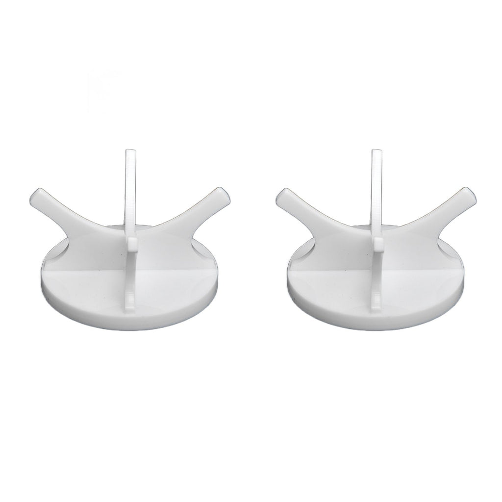 2Pcs Golf Ball Rack High Stability Strong Firmness Simple Baseball Display StandWhite 2 Pieces