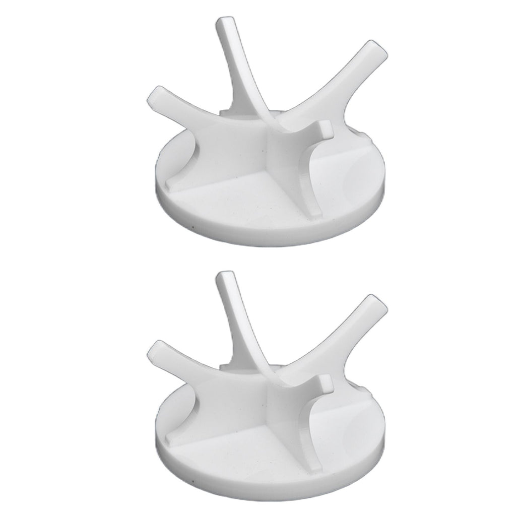 2Pcs Golf Ball Rack High Stability Strong Firmness Simple Baseball Display StandWhite 2 Pieces