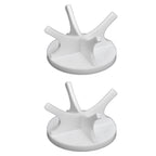2Pcs Golf Ball Rack High Stability Strong Firmness Simple Baseball Display StandWhite 2 Pieces