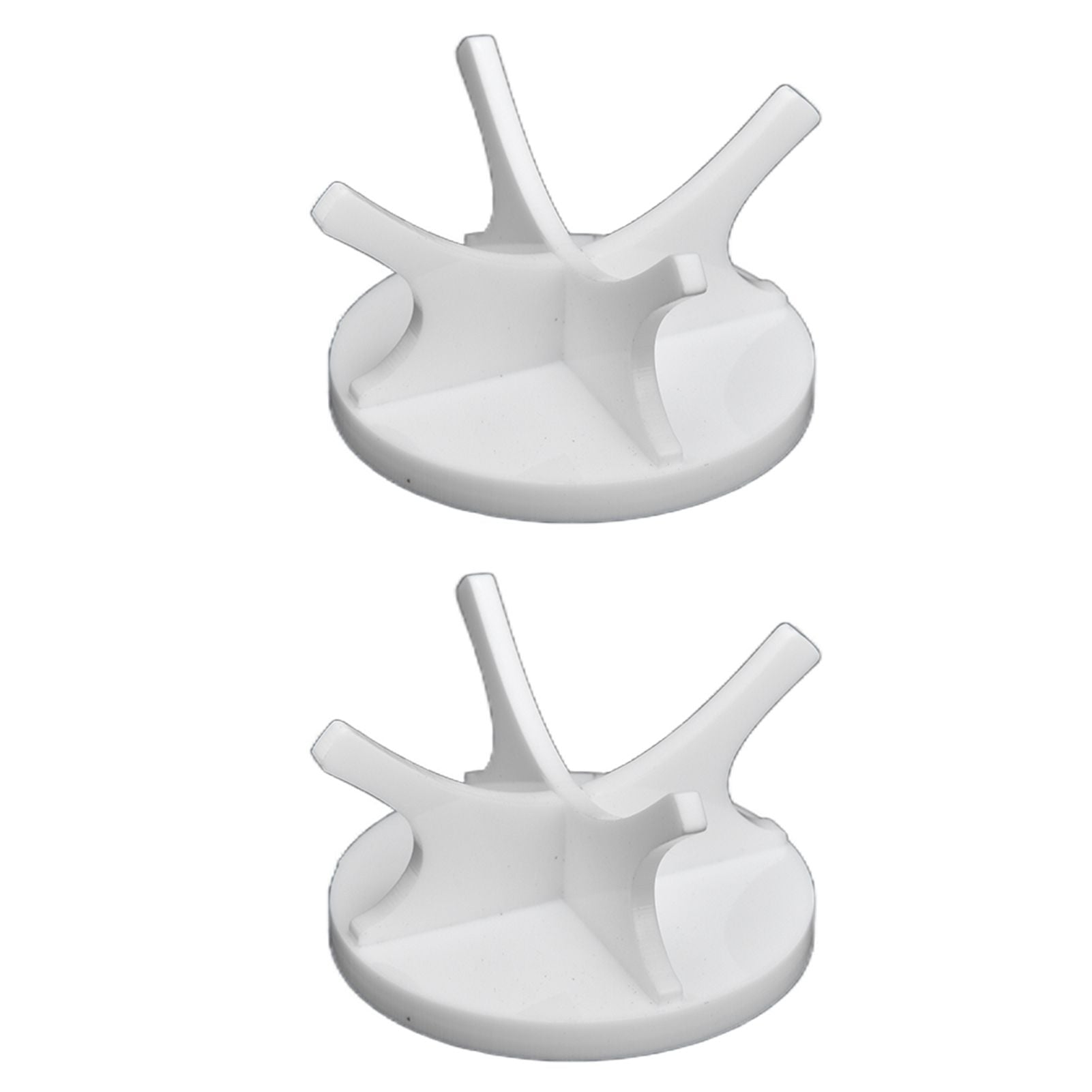 2Pcs Golf Ball Rack High Stability Strong Firmness Simple Baseball Display StandWhite 2 Pieces