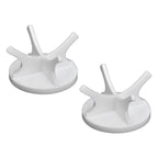 2Pcs Golf Ball Rack High Stability Strong Firmness Simple Baseball Display StandWhite 2 Pieces