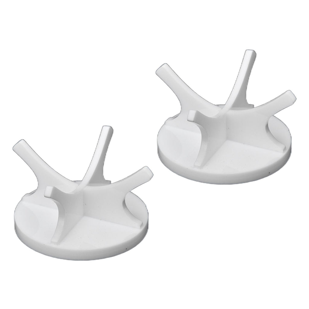 2Pcs Golf Ball Rack High Stability Strong Firmness Simple Baseball Display StandWhite 2 Pieces