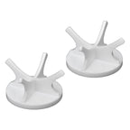 2Pcs Golf Ball Rack High Stability Strong Firmness Simple Baseball Display StandWhite 2 Pieces