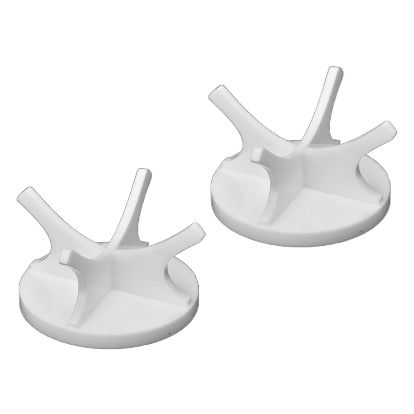 2Pcs Golf Ball Rack High Stability Strong Firmness Simple Baseball Display StandWhite 2 Pieces