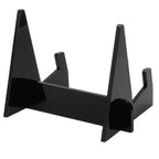 Acrylic Book Display Stand Book Holder Bookrack Bookshelf Office Bookcase for Kitchen HomeBlack
