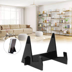 Acrylic Book Display Stand Book Holder Bookrack Bookshelf Office Bookcase for Kitchen HomeBlack
