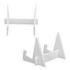 Acrylic Book Display Stand Book Holder Bookrack Bookshelf Office Bookcase for Kitchen HomeWhite