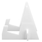 Acrylic Book Display Stand Book Holder Bookrack Bookshelf Office Bookcase for Kitchen HomeWhite