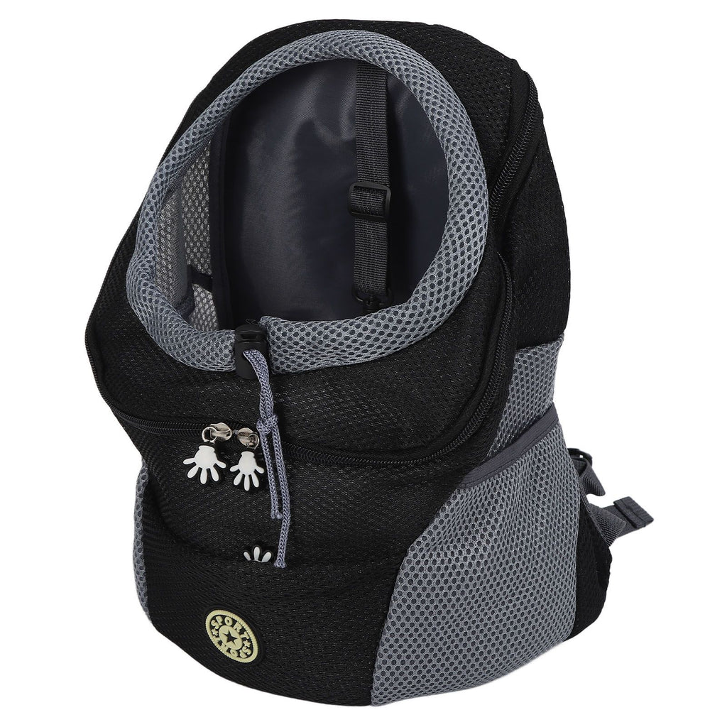 Pet Knapsack Ventilation Comfort Spacious Environmental Protection Nice Appearance Dog BackpackS Black