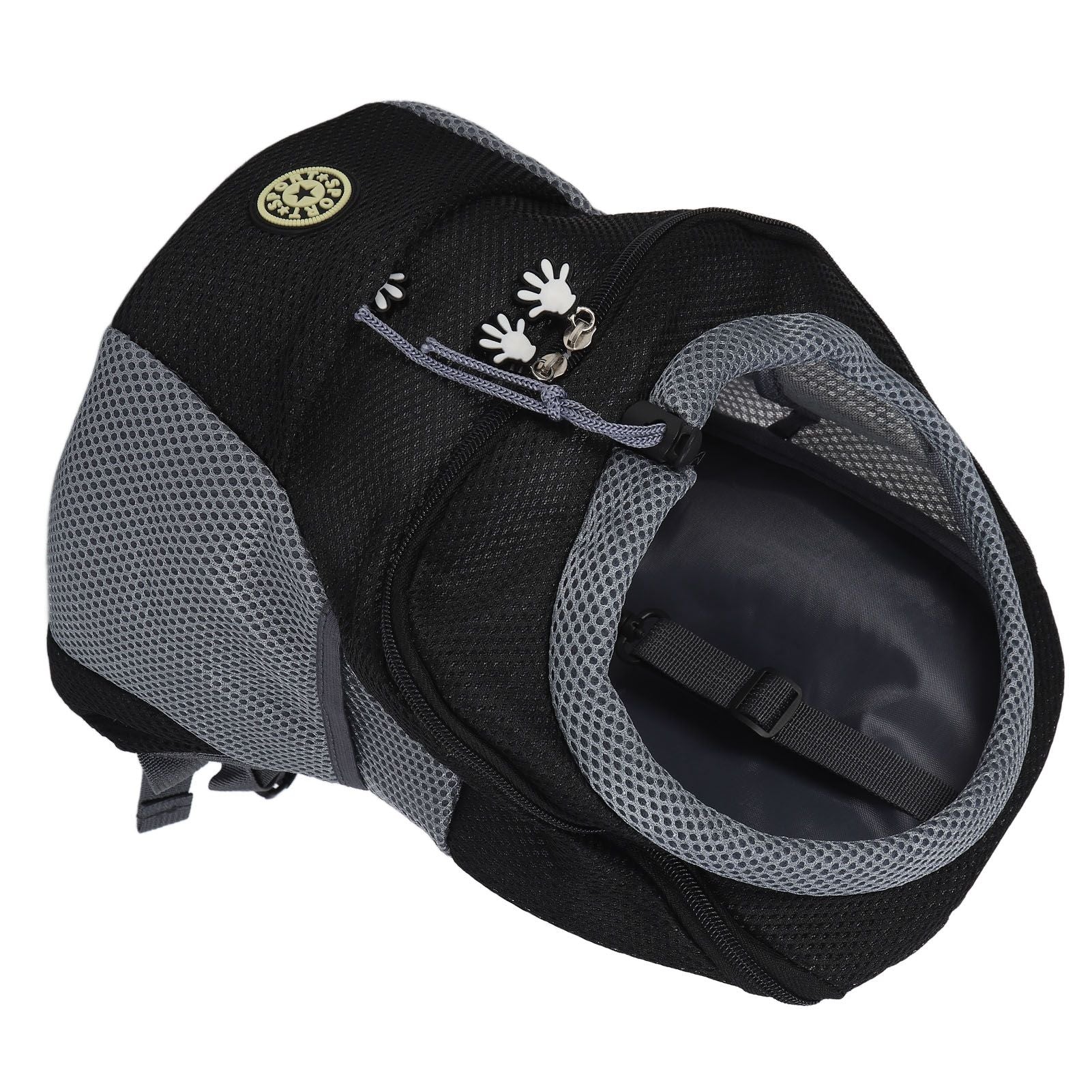 Pet Knapsack Ventilation Comfort Spacious Environmental Protection Nice Appearance Dog BackpackS Black