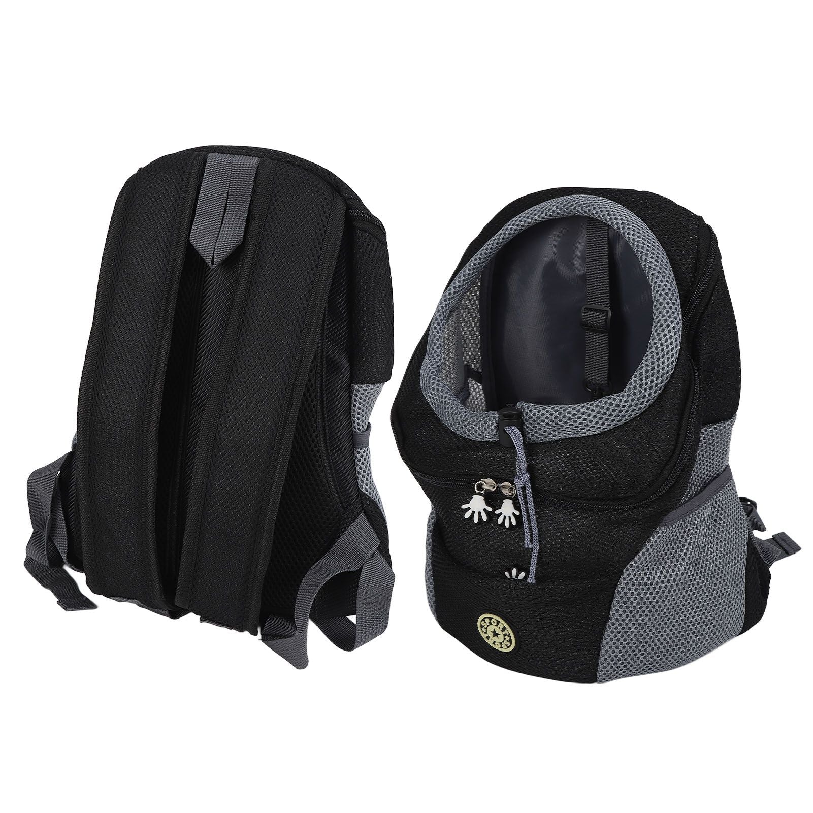 Pet Knapsack Ventilation Comfort Spacious Environmental Protection Nice Appearance Dog BackpackS Black